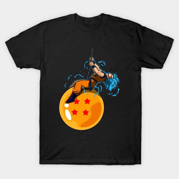 Wrecking Ball Video Funny Anime Manga Warrior Parody T-Shirt by BoggsNicolas